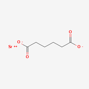 molecular formula C6H8O4Sr B12660375 Strontium adipate CAS No. 85169-08-0