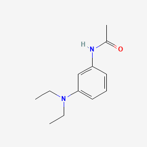 molecular formula C12H18N2O B1266038 3-(N,N-Diethylamino)acetanilide CAS No. 6375-46-8