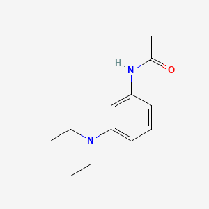 molecular formula C12H18N2O B1266038 Acetamide, N-[3-(diethylamino)phenyl]- CAS No. 6375-46-8