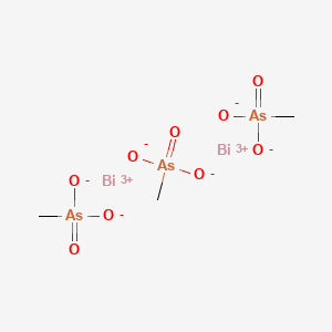 molecular formula C3H9As3Bi2O9 B12660382 Dibismuth tris(methylarsonate) CAS No. 85237-42-9