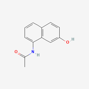 molecular formula C12H11NO2 B1266042 1-Acetylamino-7-naphthol CAS No. 6470-18-4
