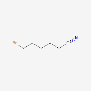molecular formula C6H10BrN B1266044 6-溴己腈 CAS No. 6621-59-6