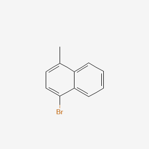 molecular formula C11H9B B1266045 1-Bromo-4-methylnaphthalene CAS No. 6627-78-7