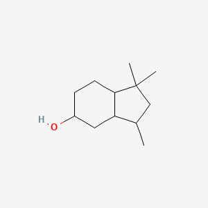 molecular formula C12H22O B12660451 Octahydro-1,1,3-trimethyl-1H-inden-5-ol CAS No. 93777-74-3