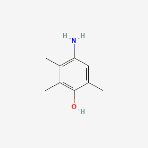 molecular formula C9H13NO B1266046 4-Amino-2,3,6-trimethylphenol CAS No. 17959-06-7