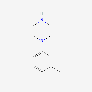 molecular formula C11H16N2 B1266048 1-(3-Methylphenyl)piperazine CAS No. 41186-03-2
