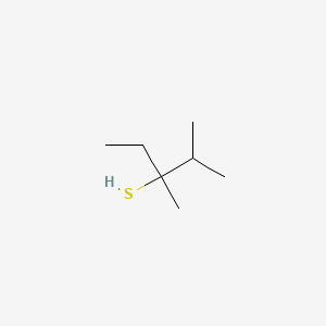 molecular formula C7H16S B12660498 2,3-Dimethylpentane-3-thiol CAS No. 84962-78-7