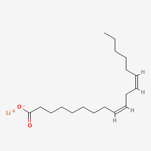 molecular formula C18H31LiO2 B12660505 Lithium (9Z,12Z)-octadeca-9,12-dienoate CAS No. 74488-09-8