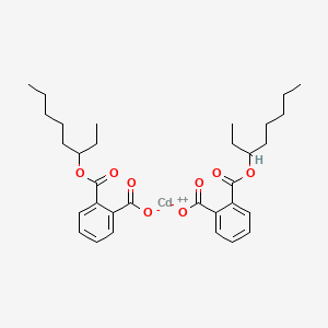 molecular formula C32H42CdO8 B12660509 cadmium(2+);2-octan-3-yloxycarbonylbenzoate CAS No. 94275-93-1