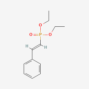 molecular formula C12H17O3P B12660537 Diethyl 2-phenylvinylphosphonate CAS No. 1018-24-2