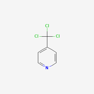 molecular formula C6H4Cl3N B1266056 4-(Trichloromethyl)pyridine CAS No. 22796-40-3