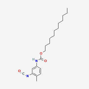 molecular formula C21H32N2O3 B12660608 Dodecyl (3-isocyanato-4-methylphenyl)-carbamate CAS No. 71427-58-2