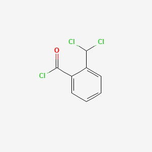 molecular formula C8H5Cl3O B12660628 2-(Dichloromethyl)benzoyl chloride CAS No. 78273-62-8