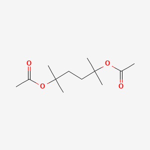 molecular formula C12H22O4 B1266064 1,1,4,4-Tetramethylbutane-1,4-diyl diacetate CAS No. 56323-20-7