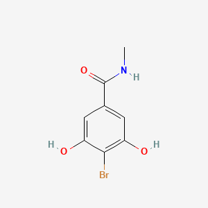 4-Bromo-3,5-dihydroxy-N-methylbenzamide