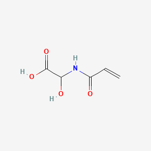 molecular formula C5H7NO4 B1266071 Acetic acid, hydroxy[(1-oxo-2-propenyl)amino]- CAS No. 6737-24-2