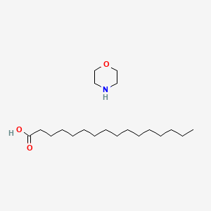 molecular formula C20H41NO3 B12660736 Morpholinium palmitate CAS No. 69228-44-0