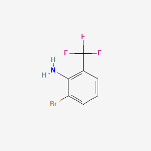 molecular formula C7H5BrF3N B1266074 2-Bromo-6-(trifluoromethyl)aniline CAS No. 58458-13-2