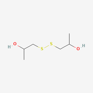 molecular formula C6H14O2S2 B12660774 1,1'-Dithiodipropan-2-ol CAS No. 42589-21-9