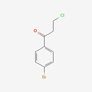 molecular formula C9H8BrClO B1266078 4'-Bromo-3-chloropropiophenone CAS No. 31736-73-9