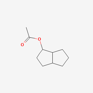 molecular formula C10H16O2 B12660818 Octahydropentalenyl acetate CAS No. 93964-85-3