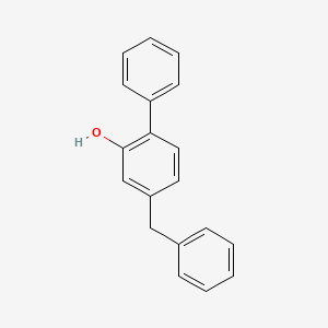 molecular formula C19H16O B12660840 4-(Phenylmethyl)(1,1'-biphenyl)-2-ol CAS No. 85959-13-3