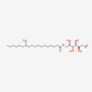 molecular formula C24H48O8 B12660873 D-Glucitol mono(12-hydroxystearate) CAS No. 94031-18-2