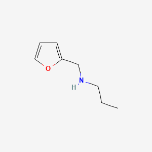 molecular formula C8H13NO B1266090 N-(furan-2-ylmethyl)propan-1-amine CAS No. 39191-12-3