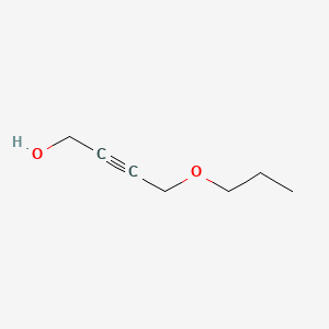 molecular formula C7H12O2 B12660916 4-Propoxy-2-butyn-1-ol CAS No. 69704-26-3