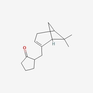 molecular formula C15H22O B12660927 2-(2-Pinen-10-yl)cyclopentanone CAS No. 83878-05-1