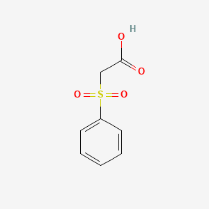 molecular formula C8H8O4S B1266093 (Phenylsulfonyl)acetic acid CAS No. 3959-23-7