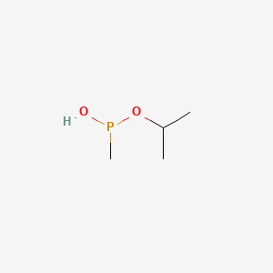molecular formula C4H11O2P B12660942 Isopropyl hydrogen methylphosphonite CAS No. 67538-57-2