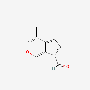 molecular formula C10H8O2 B12660960 Viburtinal CAS No. 63661-79-0