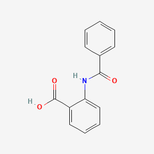 molecular formula C14H11NO3 B1266099 2-(Benzoylamino)benzoic acid CAS No. 579-93-1