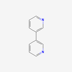 molecular formula C10H8N2 B1266100 3,3'-Bipyridine CAS No. 581-46-4