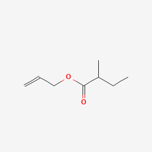 molecular formula C8H14O2 B12661010 Allyl 2-methylbutyrate CAS No. 93963-13-4
