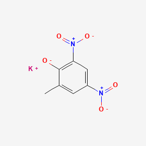 molecular formula C7H5KN2O5 B12661019 DNOC-potassium CAS No. 5787-96-2