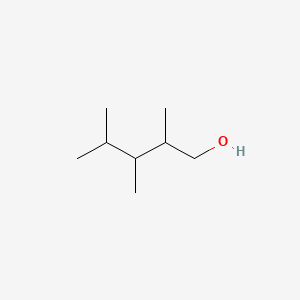 molecular formula C8H18O B12661050 2,3,4-Trimethyl-1-pentanol CAS No. 6570-88-3