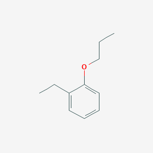 molecular formula C11H16O B12661085 o-Ethylphenyl propyl ether CAS No. 29643-63-8