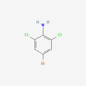 molecular formula C6H4BrCl2N B1266110 4-溴-2,6-二氯苯胺 CAS No. 697-88-1