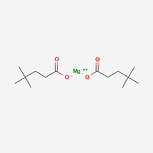 molecular formula C14H26MgO4 B12661104 Magnesium neoheptanoate CAS No. 93893-95-9