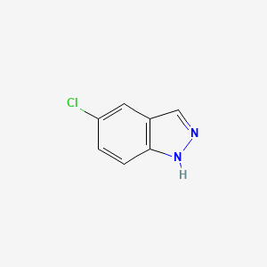 molecular formula C7H5ClN2 B1266111 5-Chloro-1H-indazole CAS No. 698-26-0