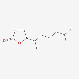 molecular formula C12H22O2 B12661112 5-(1,5-Dimethylhexyl)dihydrofuran-2(3H)-one CAS No. 85665-83-4