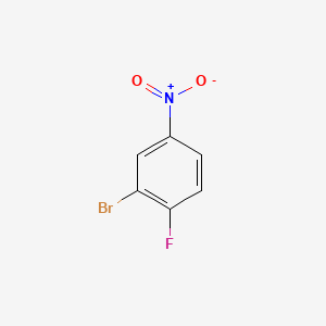 molecular formula C6H3BrFNO2 B1266112 2-Bromo-1-fluoro-4-nitrobenzene CAS No. 701-45-1
