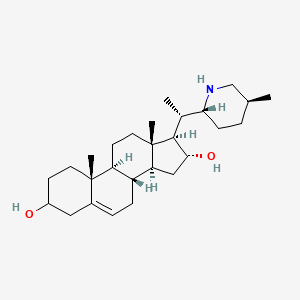 molecular formula C27H45NO2 B12661132 Isoteinemine CAS No. 65027-00-1