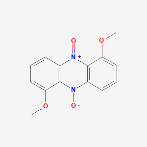 molecular formula C14H12N2O4 B12661156 Phenazine, 1,6-dimethoxy-, 5,10-dioxide CAS No. 13925-11-6