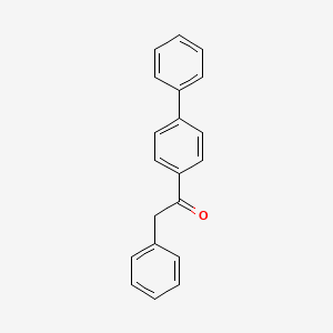 molecular formula C20H16O B1266117 1-[1,1'-联苯]-4-基-2-苯基乙酮 CAS No. 2001-23-2