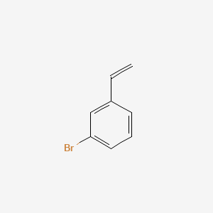molecular formula C8H7B B1266119 3-溴苯乙烯 CAS No. 2039-86-3