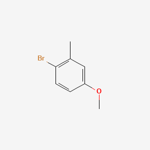 molecular formula C8H9BrO B1266121 1-Bromo-4-methoxy-2-methylbenzene CAS No. 27060-75-9