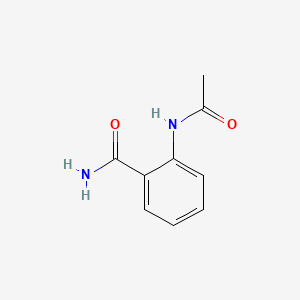 molecular formula C9H10N2O2 B1266129 2-Acetamidobenzamide CAS No. 33809-77-7